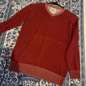 Boy Red(orange mixed) V neck Top 🔝 10 Age